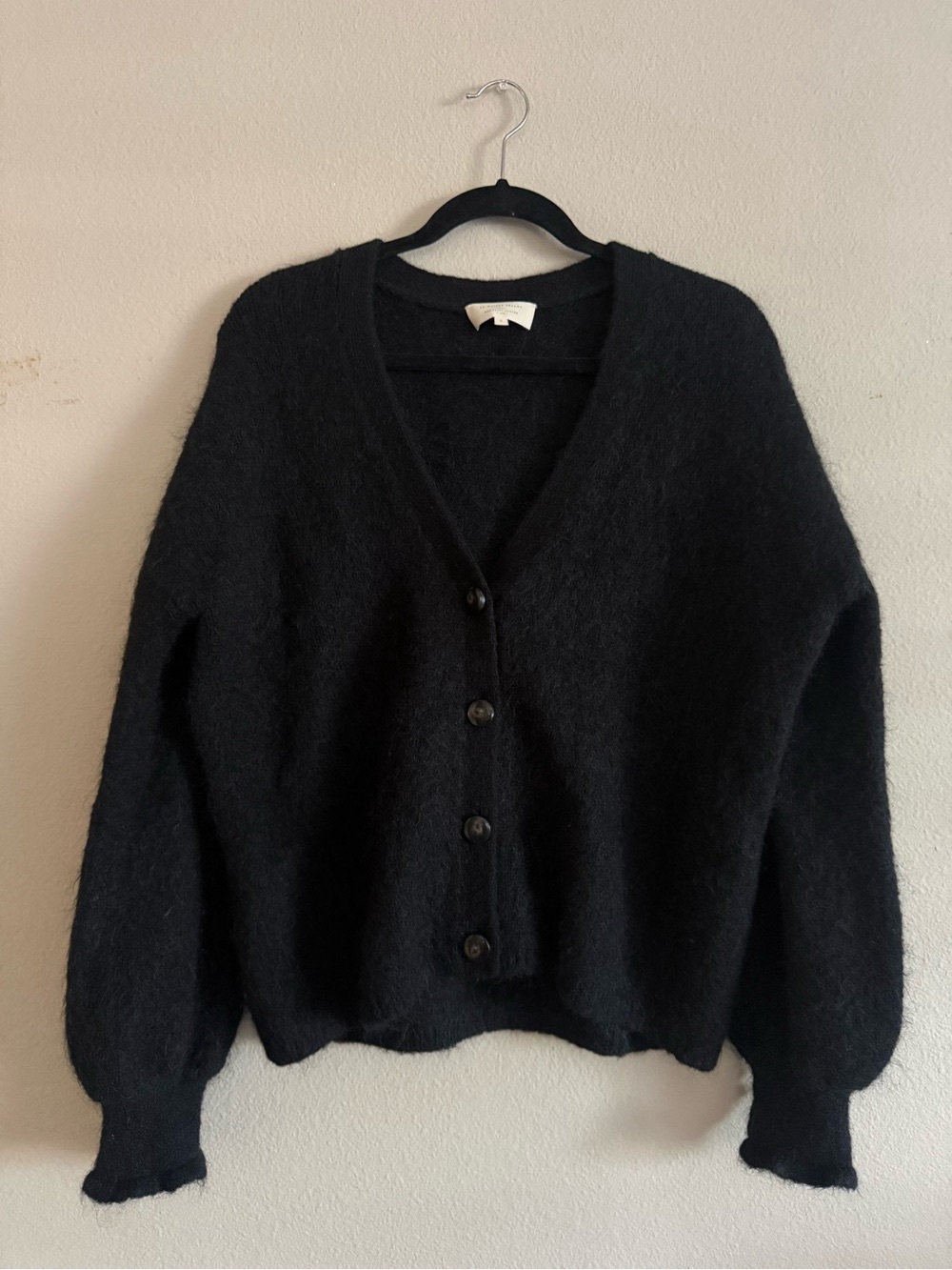 Black cardigan sweater size small